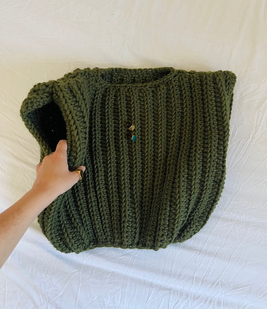 CHUNKY STITCH BABE VEST