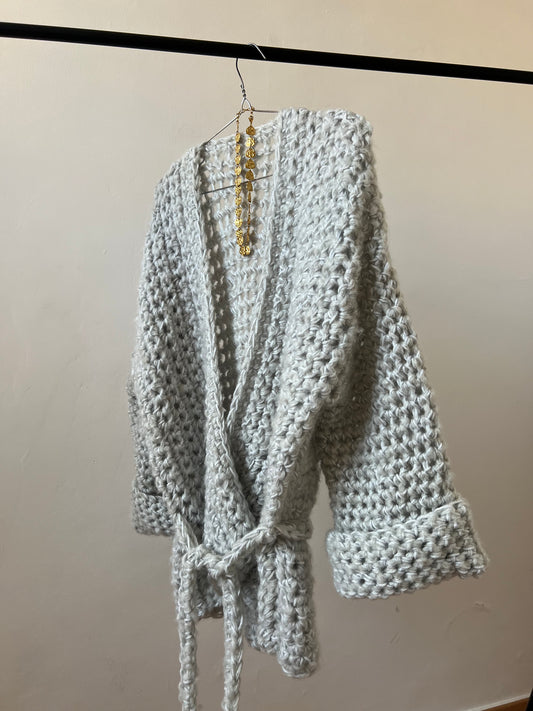 CHUNKY BABE WRAP CARDIGAN