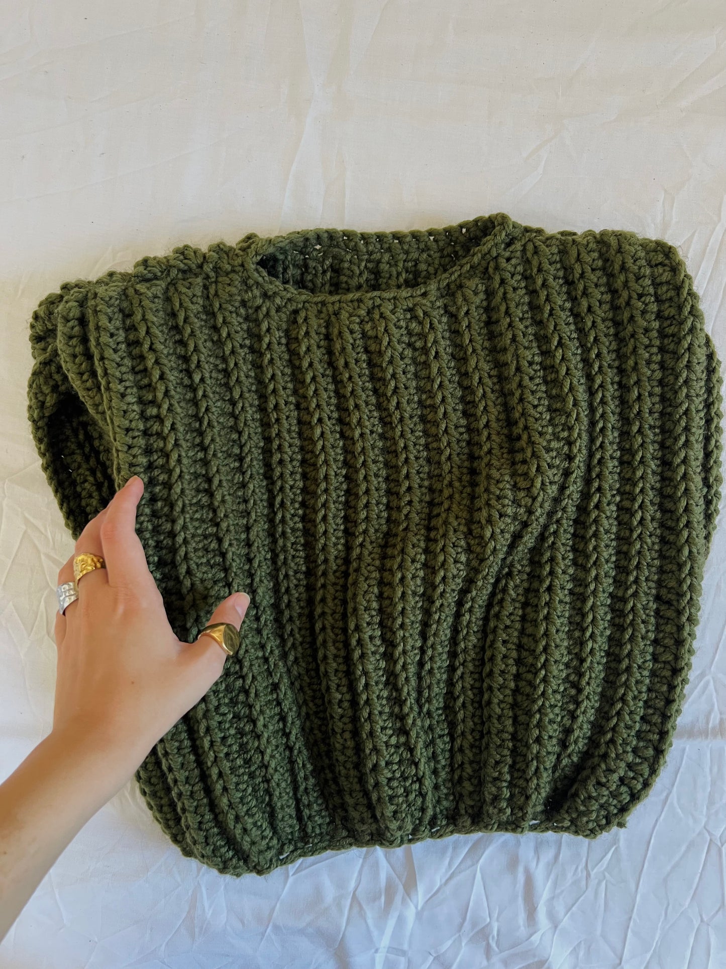 CHUNKY STITCH BABE VEST