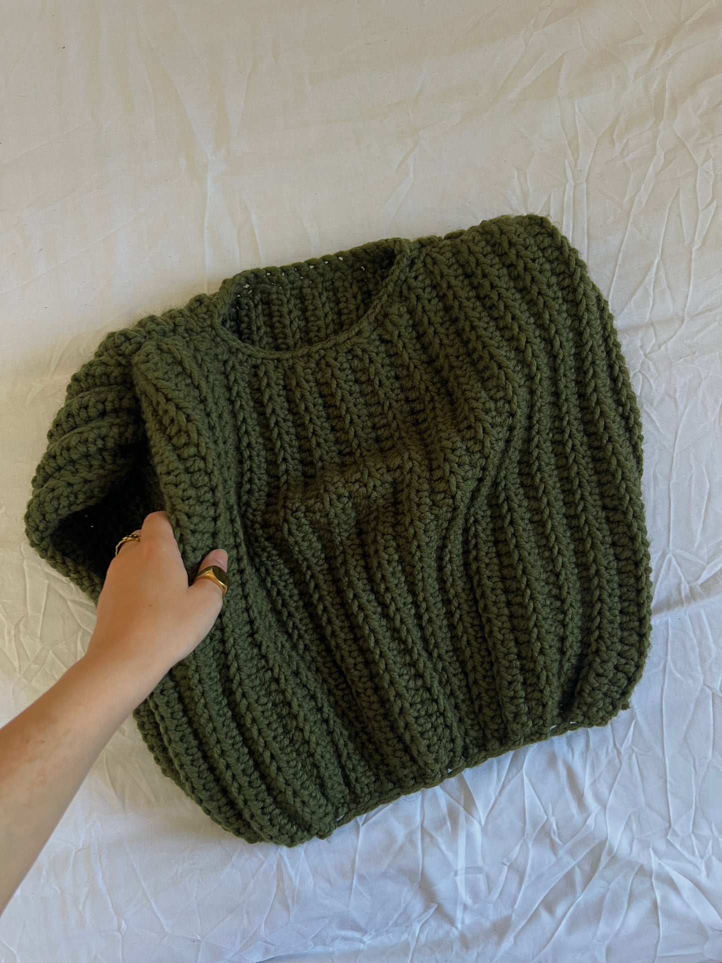 CHUNKY STITCH BABE VEST