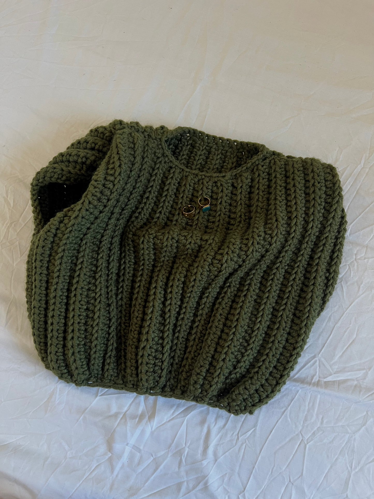 CHUNKY STITCH BABE VEST