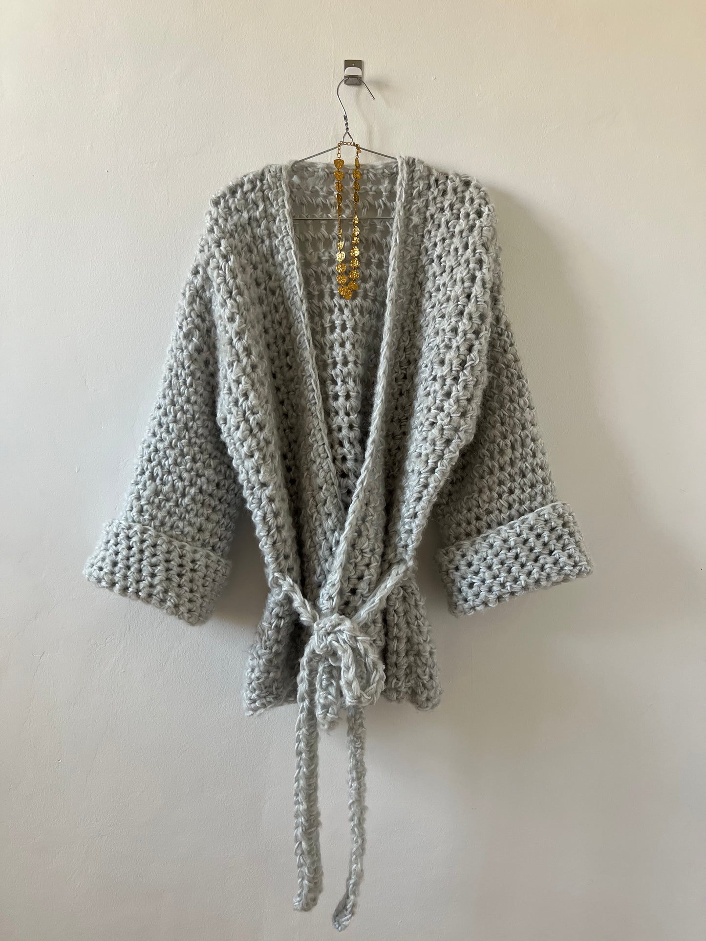CHUNKY BABE WRAP CARDIGAN